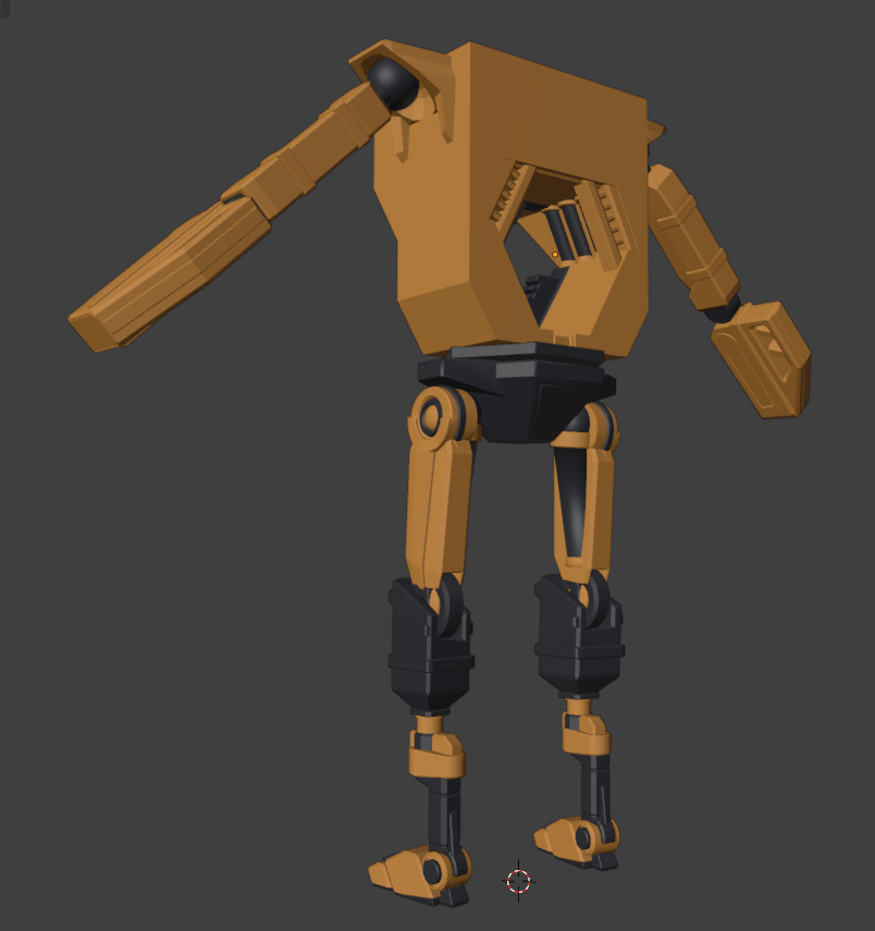 And JOINTS! Our limbs aren't held up by telekinesis anymore!