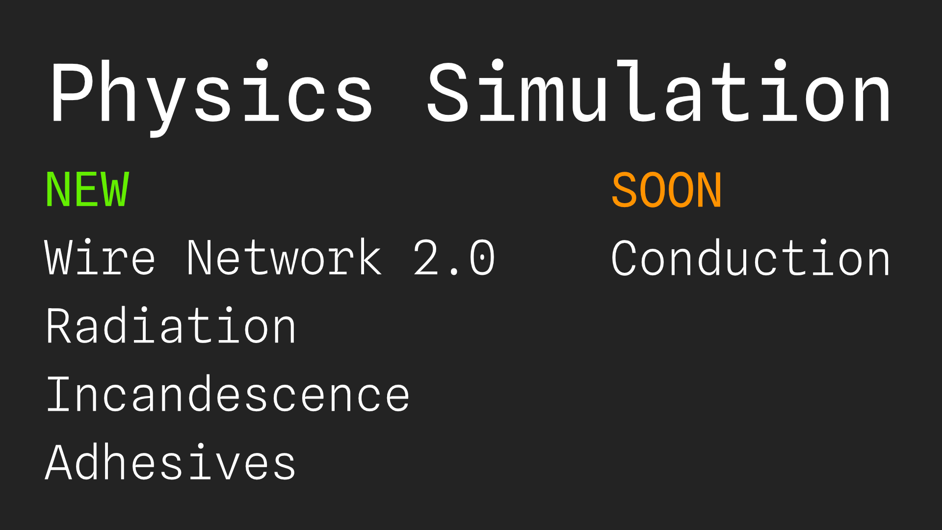 Physics Simulation